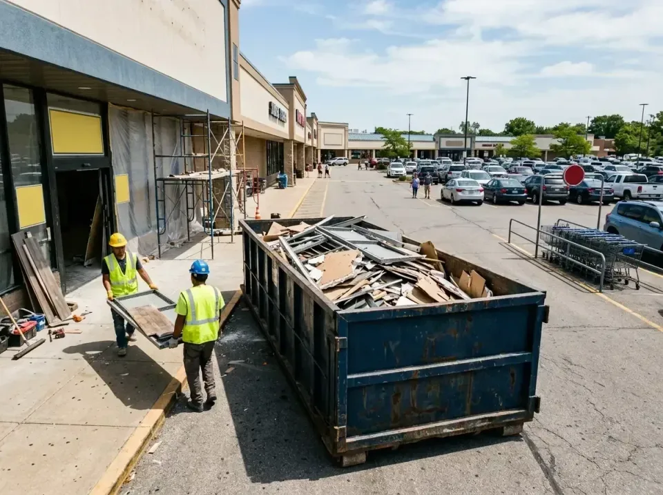 retail-store-renovation-debris-003 — frequently asked questions, Roll-off Dumpster Rentals in Wauconda, IL